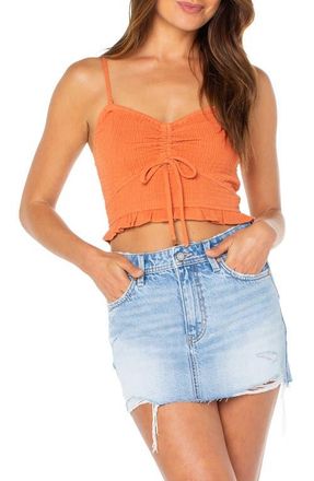 Roxy Spring Fling Crop Tank in Ginger Spice at Nordstrom, Size X-Small