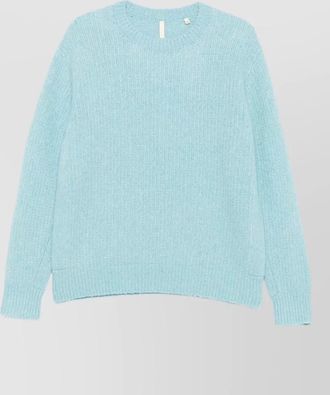 Sunflower ribbed crewneck yak blend sweater