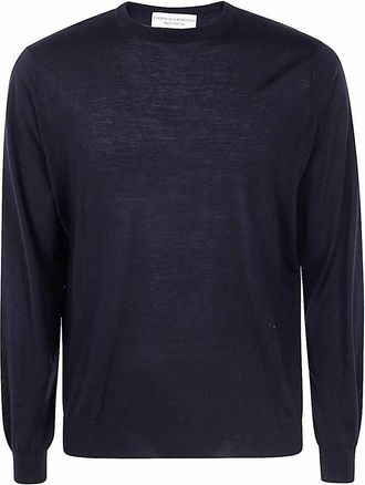 FILIPPO DE LAURENTIIS Long Sleeves Merinos Round Neck