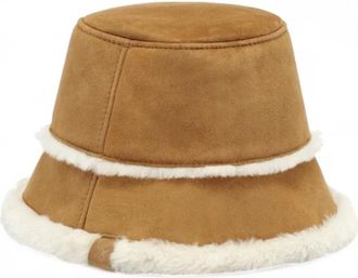 Emu Sheepskin Hat - Dames - Hoeden - Bruin - ONE Size - Leer - Accessoires