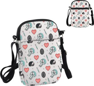 Generic PYOUL MRI Tech Gift MRI Technology Crossbody Bag Radiology Tech Gift Travel Bag MRI Scan Tech Merch (MRI Technology CB)
