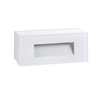 Netlighting Dart Recessed Wall Lamp Matt White IP65 3000K