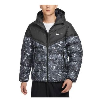Nike Storm-FIT Windrunner Hooded Jacket Black White HQ4184-010