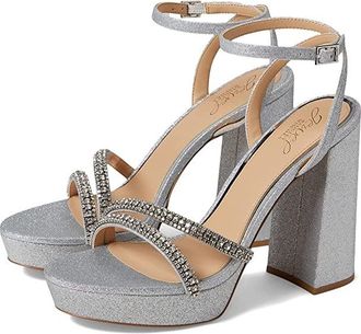 Badgley Mischka Rochel Womens Shoes Silver : 8.5 M, Synthetic