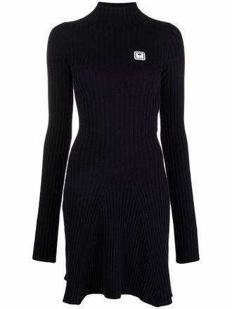 Palm Angels Abito con applicazione - Blu