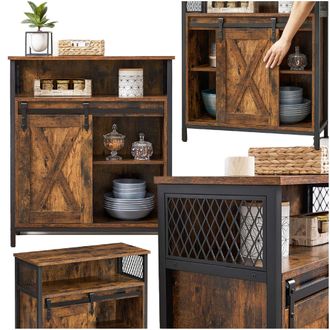 OEM Armario De Almacenamiento, Estanter&iacute;a Con Puertas Correderas, C&oacute;moda De Comedor