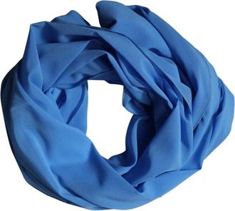 Dolce & Gabbana Scarves - Dames - Zijden sjaals - Blauw - ONE Size - Accessoires