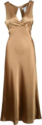 Max Mara Kleedjes, Dames, Bruin, S, Polyester, jurk vrouw