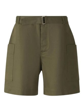 Officine G&eacute;n&eacute;rale Daryl belted bermuda shorts - Green
