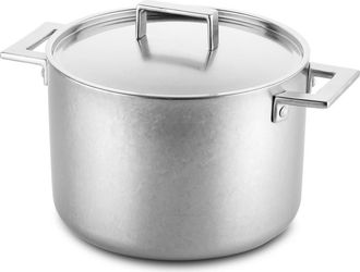Mepra Attiva Deep Pot in Pewter Silver at Nordstrom, Size Large