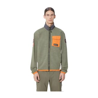 Napapijri Hombre, Sudaderas, Verde, Talla: L