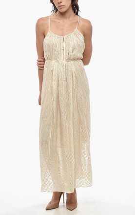 Stella McCartney Silk-Blend Dress NADIA with Lurex Details Stella McCartney