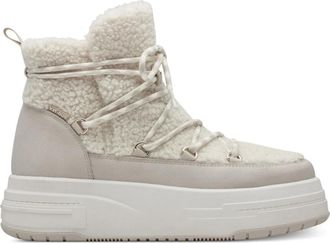 Tamaris Ivory Enkellaarsjes - Dames - Winterlaarzen - Beige - 39 EU - Schoenen