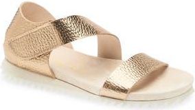 Pedro Garcia Jedda Two Strap Sandal in Cava Cervo Lame at Nordstrom Rack, Size 6.5Us / 36.5Eu