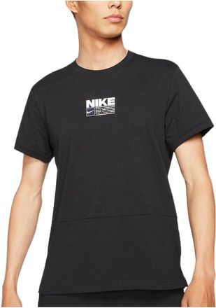 Nike Mens Nike Minimalistic Alphabet Logo Printing Casual Short Sleeve Black T-Shirt CZ2575-010