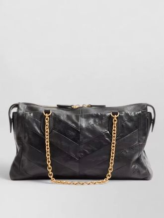 Valentino Garavani panthea nappa leather chevron shoulder bag