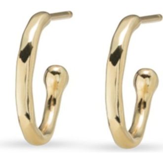 UNOde50 Hoop Shaped Earrings in Gold at Nordstrom
