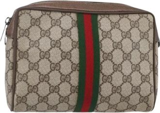 Gucci Pre-owned Cross Body Bags, female, Beige, Size: ONE SIZE Pre-owned Cross Body Bag