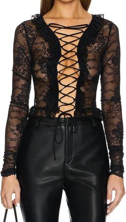 h:ours Lennox Top In Black