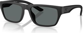 Emporio Armani Ea 4267U Zonnebril - Heren - Zonnebrillen - Zwart - 57 MM - Accessoires