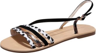 Generic Cocila Ladies Wide Fit Sandals Roman Shoes Outdoor Leisure Breathable Casual Fashion WomenS Black, 5 Orthopedic Arch Support Blue Wedges Beach For Wom