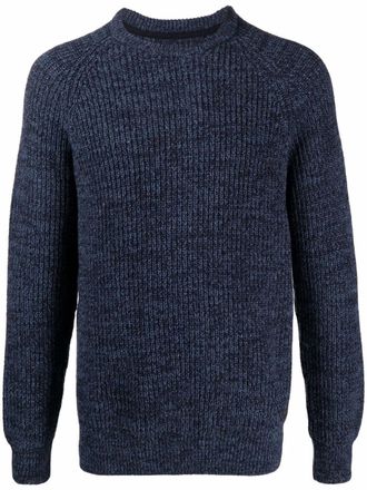 Barbour Ribgebreide trui - Blauw