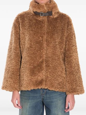 Herno high-collar jacket - Brown