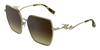 Karl Lagerfeld KL362S 715 Womens Sunglasses Gold Size 59