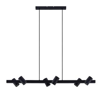 Lindby L&aacute;mpara Colgante savoli En Negro De Metal - Lindby