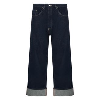 Icon Denim Los Angeles Straight Jeans, male, Blue, Size: W32 Baggy Denim Jeans