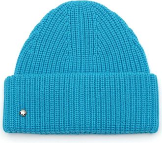 Kate Spade New York spade cuff beanie in Bright Cerulean at Nordstrom