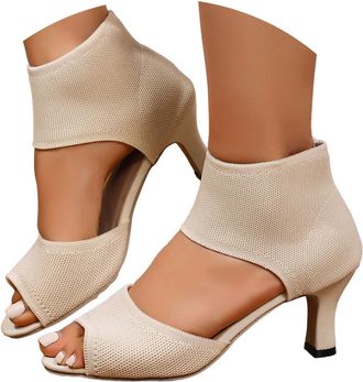 Generic High Heel Sandals Womens Side Hollow Stiletto Peep Toe High Top Fish Mouth Roman Sandals Pumps Comfortable Work Sandals Summer Fashion Holiday Fashion