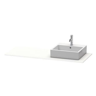Duravit Duravit - Console Xsquare 060g, 1400x 550 Mm, 1 D&eacute;coupe &Agrave; Droite