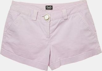 Dolce & Gabbana Purple Cotton Shorts XS Waist 26