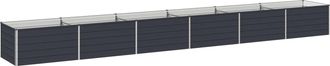 vidaXL Cama De Jard&iacute;n Elevada Gris Antracita 600 X 80 X 55 Cm Vidaxl