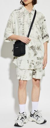 Balenciaga Printed Shirt, Mens, Grey