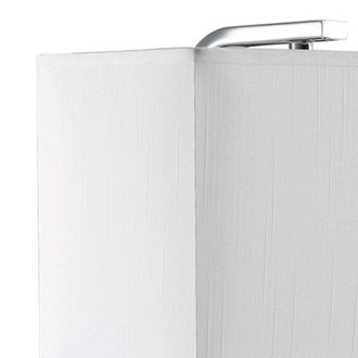 Fabrilamp Aplique 1xe27 Y Puerto Usb Agatha Cromo/pan.blanca 27x25x15cm Con Interruptor