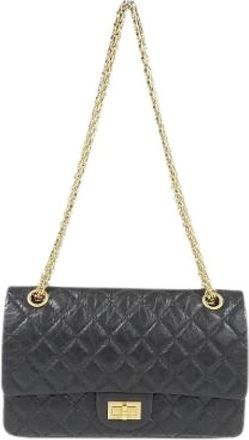 Chanel Pre-owned Calf Shoulder Bag - Dames - Vintage Schoudertas - Zwart - ONE Size - Leer - Vintage