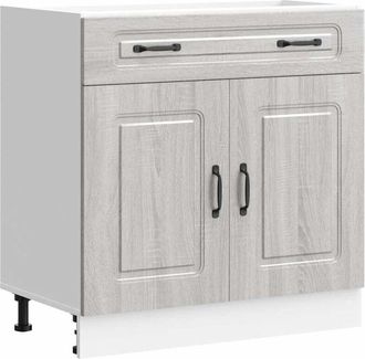 vidaXL Vidaxl - Kitchen Base Cabinet Kalmar Grey Sonoma Engineered Wood