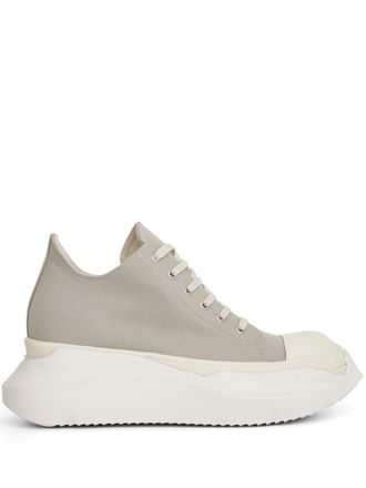 Rick Owens cotton sneakers - men - Cotton/Polyurethane/Polyurethane/Viscose/Viscose/Thermoplastic/Cotton - 45 - Grey