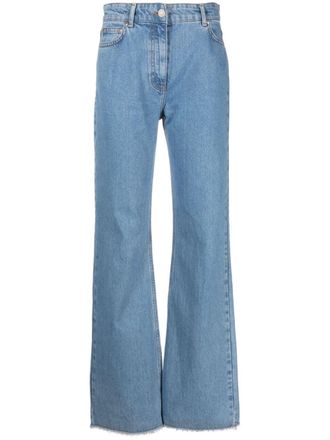 Moschino Jeans svasati a vita media - Blu