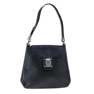 Ferragamo Pre-owned Vara Schoudertas - Dames - Pre-owned - Zwart - Maat: ONE Size Leer