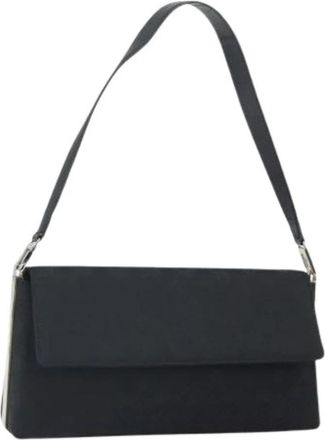 Ferragamo Pre-owned Nylon Schoudertas - Dames - Vintage Schoudertas - Zwart - ONE Size - Nylon - Vintage