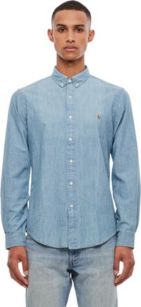 Polo Ralph Lauren Slim Fit Long Sleeve Sport Shirt with Embroidered Logo