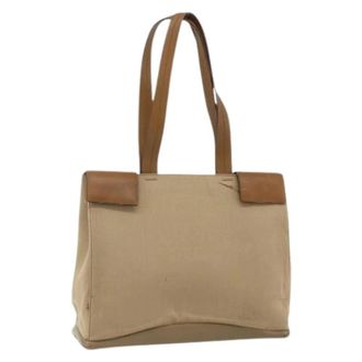 Prada Pre-owned Tote Bags, female, Beige, Size: ONE SIZE Pre-owned Vintage Tote Bag