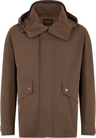 Moorer Ivar Parka - Heren - Zomerjassen - Bruin - M - Katoen - Jassen
