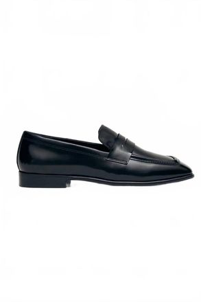 Alohas Womens Zaha Leather Loafers In Black