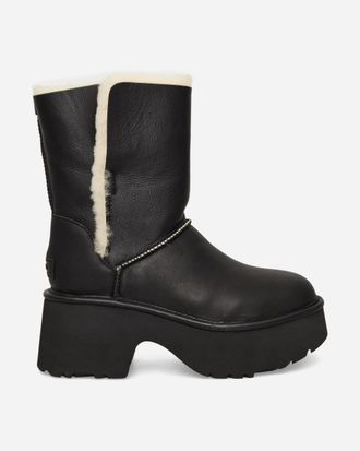 UGG Women s Classic Esmee Leather Boots Black