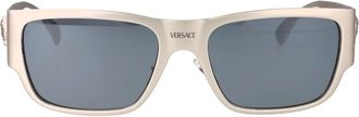 Versace Ve 2262 Zonnebril - unisex - Zonnebrillen - Grijs - 56 MM - Accessoires