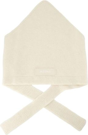 Jacquemus Le Chale Gros Grain - - Accessories - Donna - Bianco - ONE SIZE